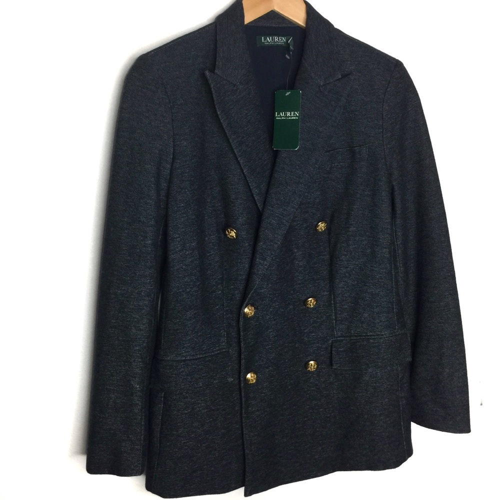 NWT Lauren Ralph Lauren Double Breasted Blazer